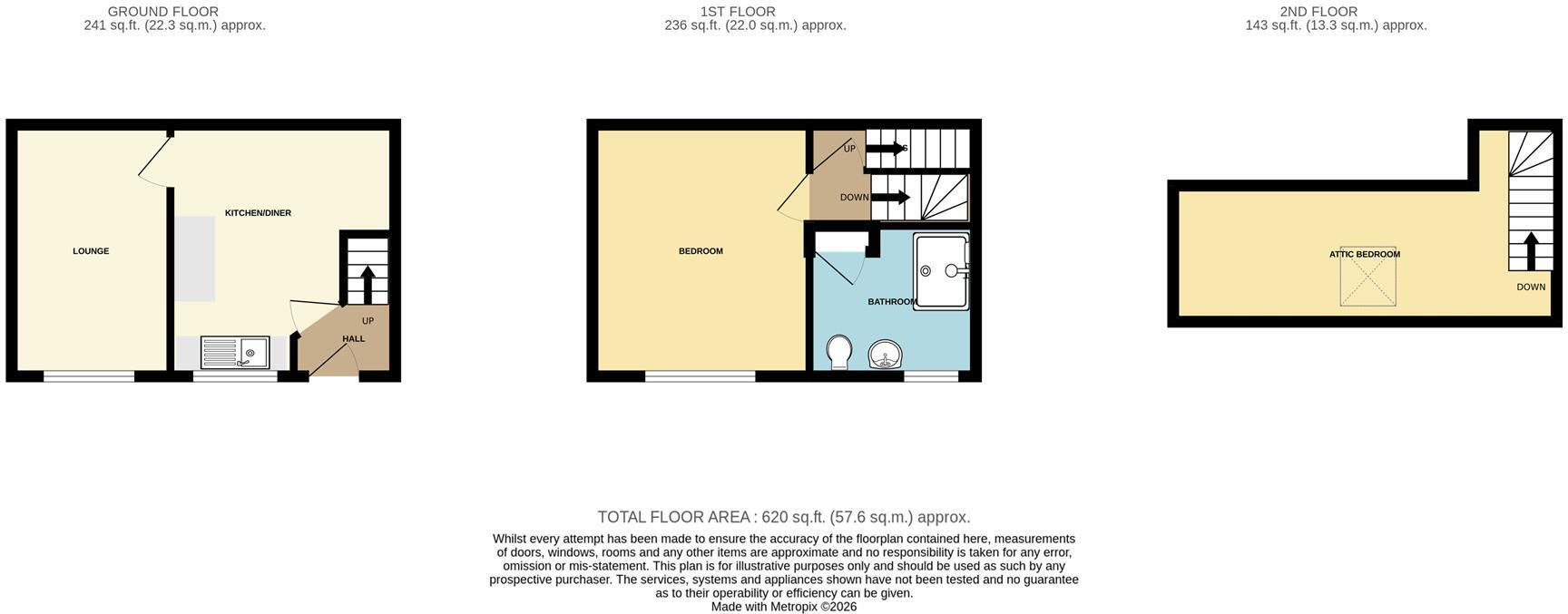 Dale Side, Buxton floorplan