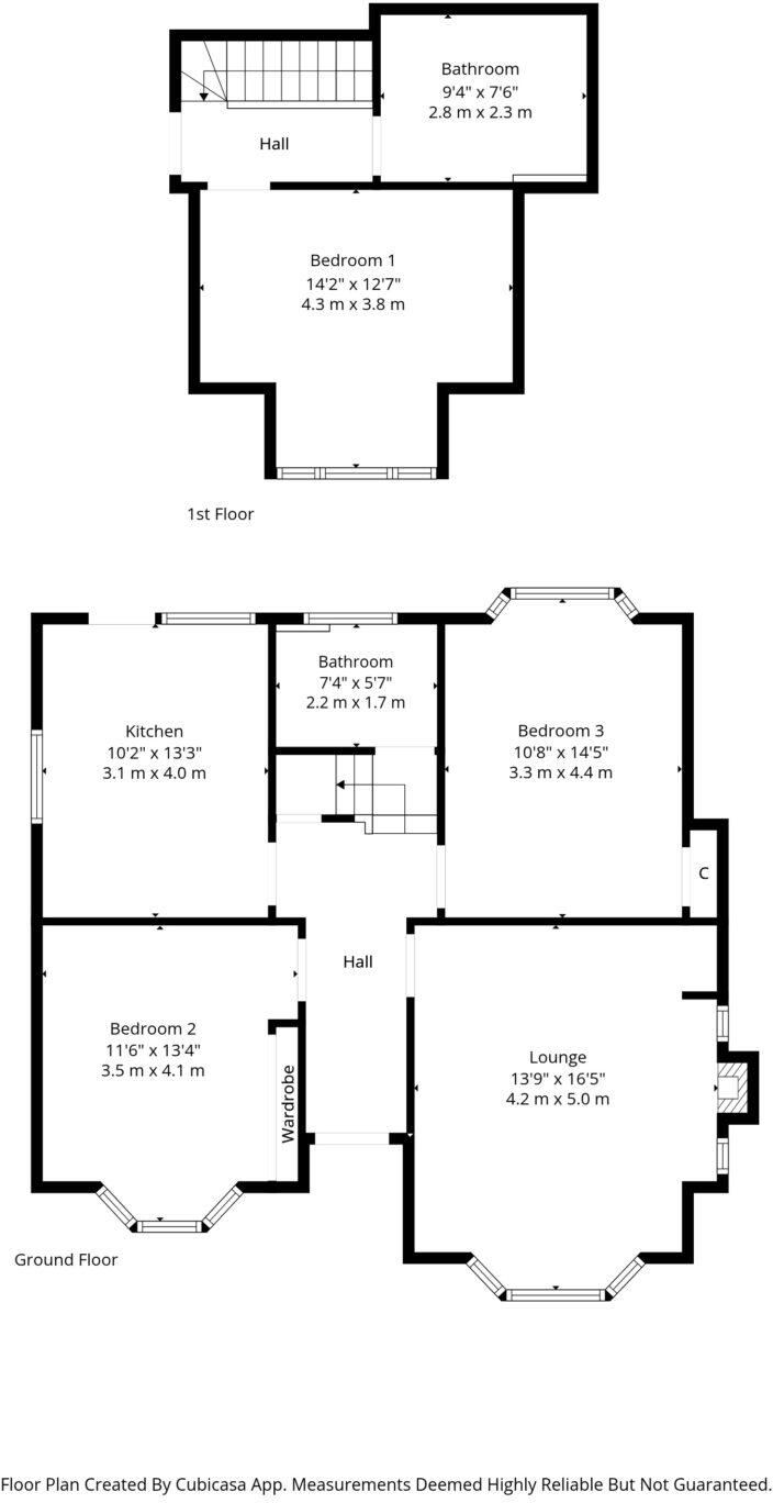 2 Braemar Crescent, Bearsden, G61 1BU floorplan