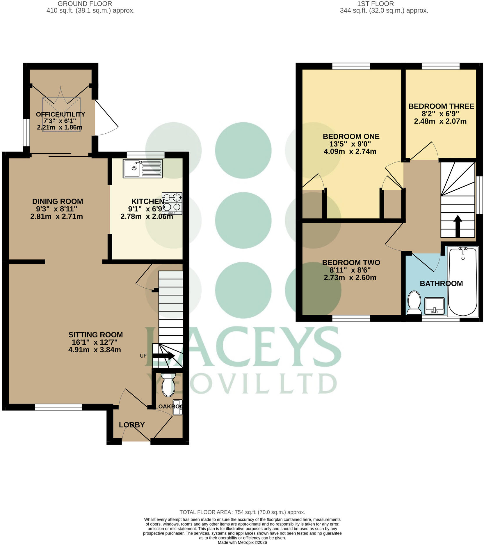 Moorlands Court, Merriott, TA16 5NF floorplan