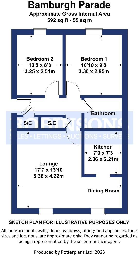 Bamburgh Parade, Spennymoor floorplan