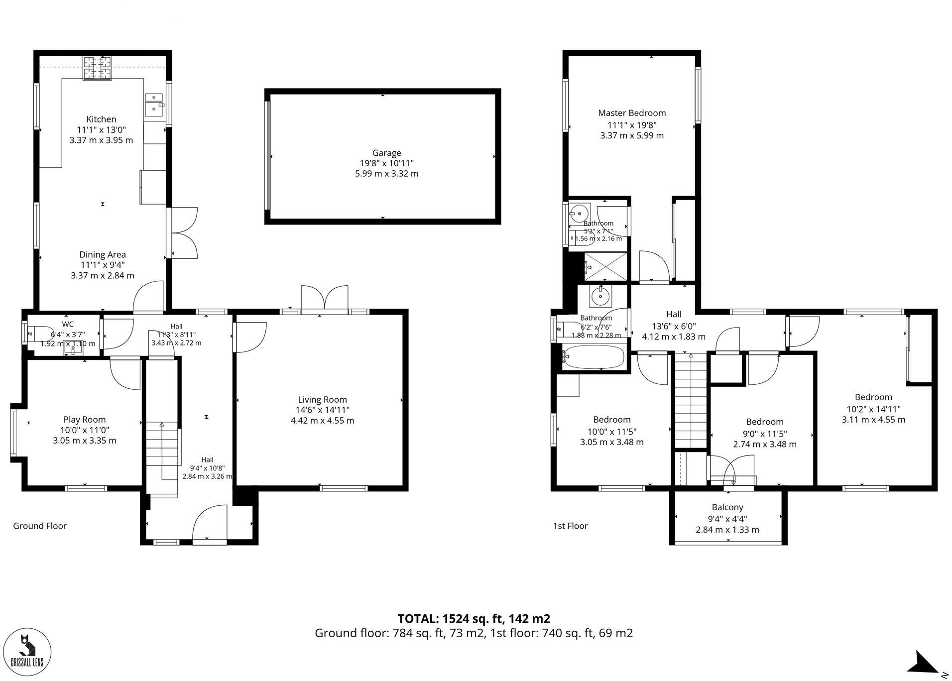 Bisley Crescent, Upper Cambourne, CB23 floorplan