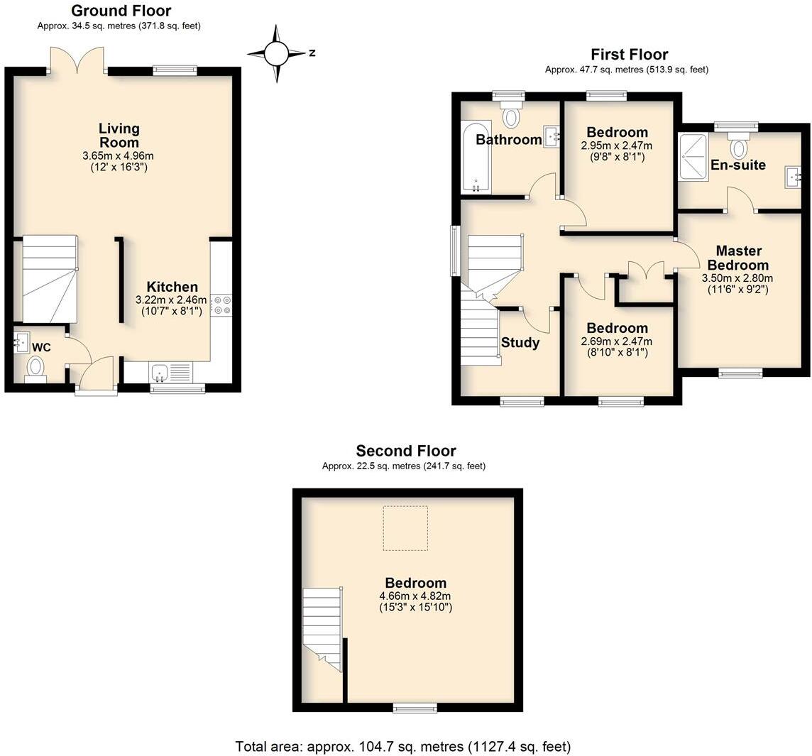 Rackham Court, Diss floorplan