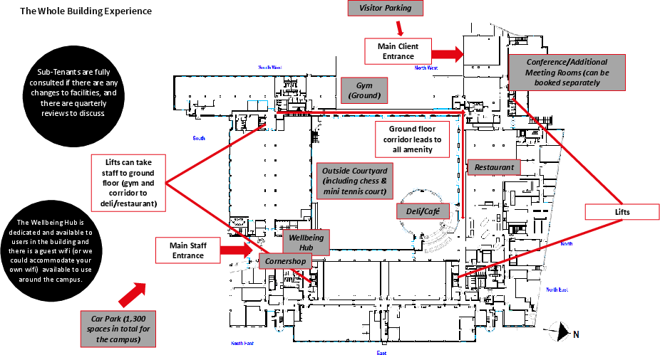 1-3 Lochside Crescent Building Experience Map