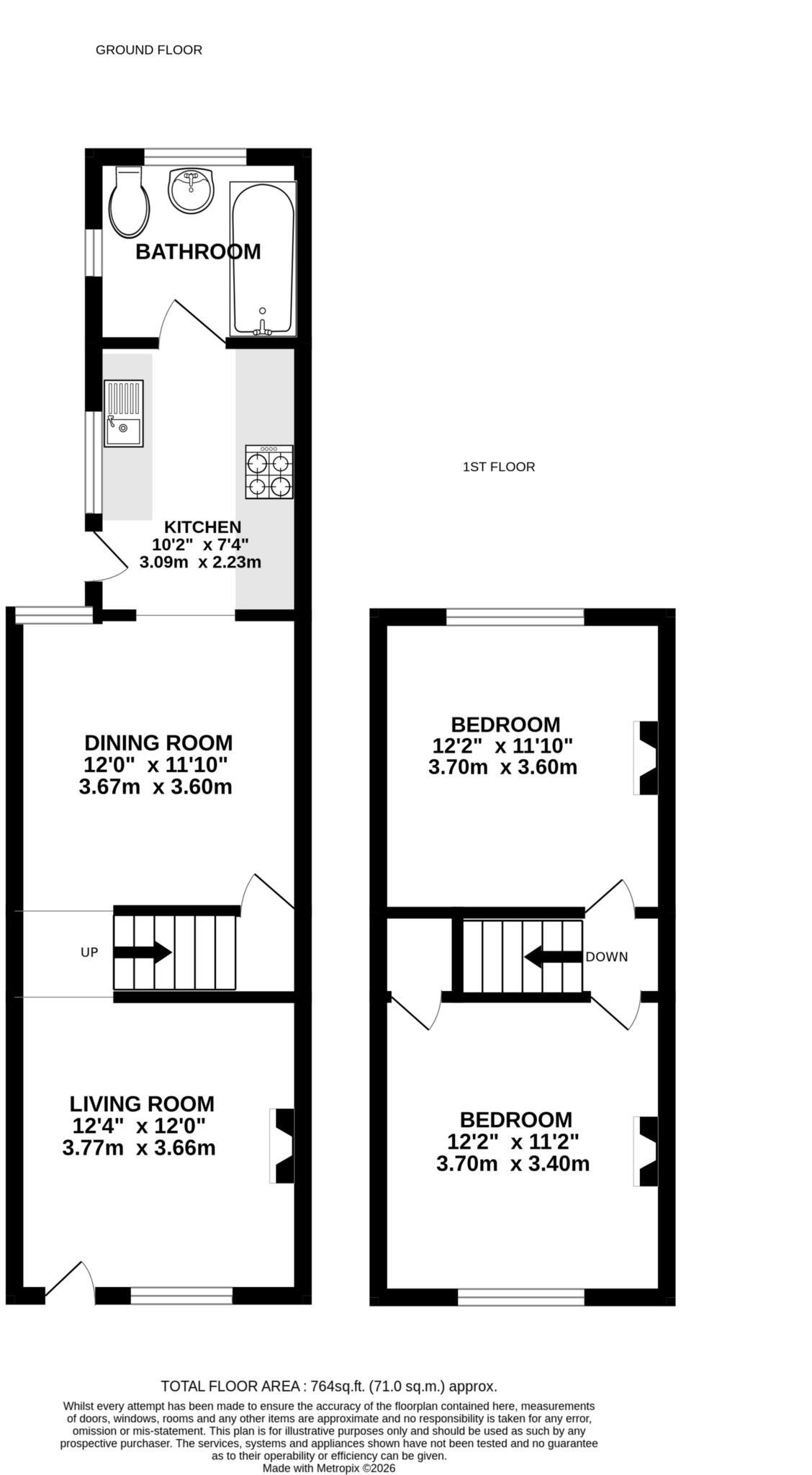 Oxford Street, Caversham floorplan
