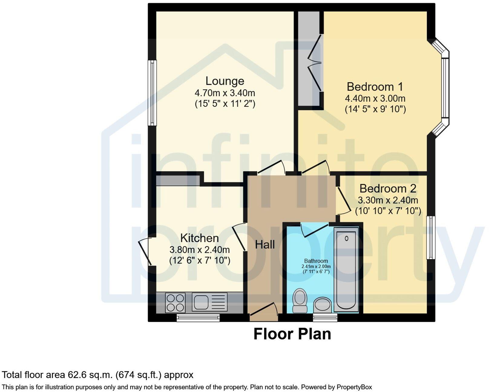 Northdale Road, Paddington, WA1 floorplan