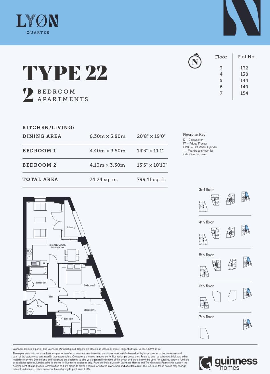 Lyon Quarter, Brighton and Hove floorplan