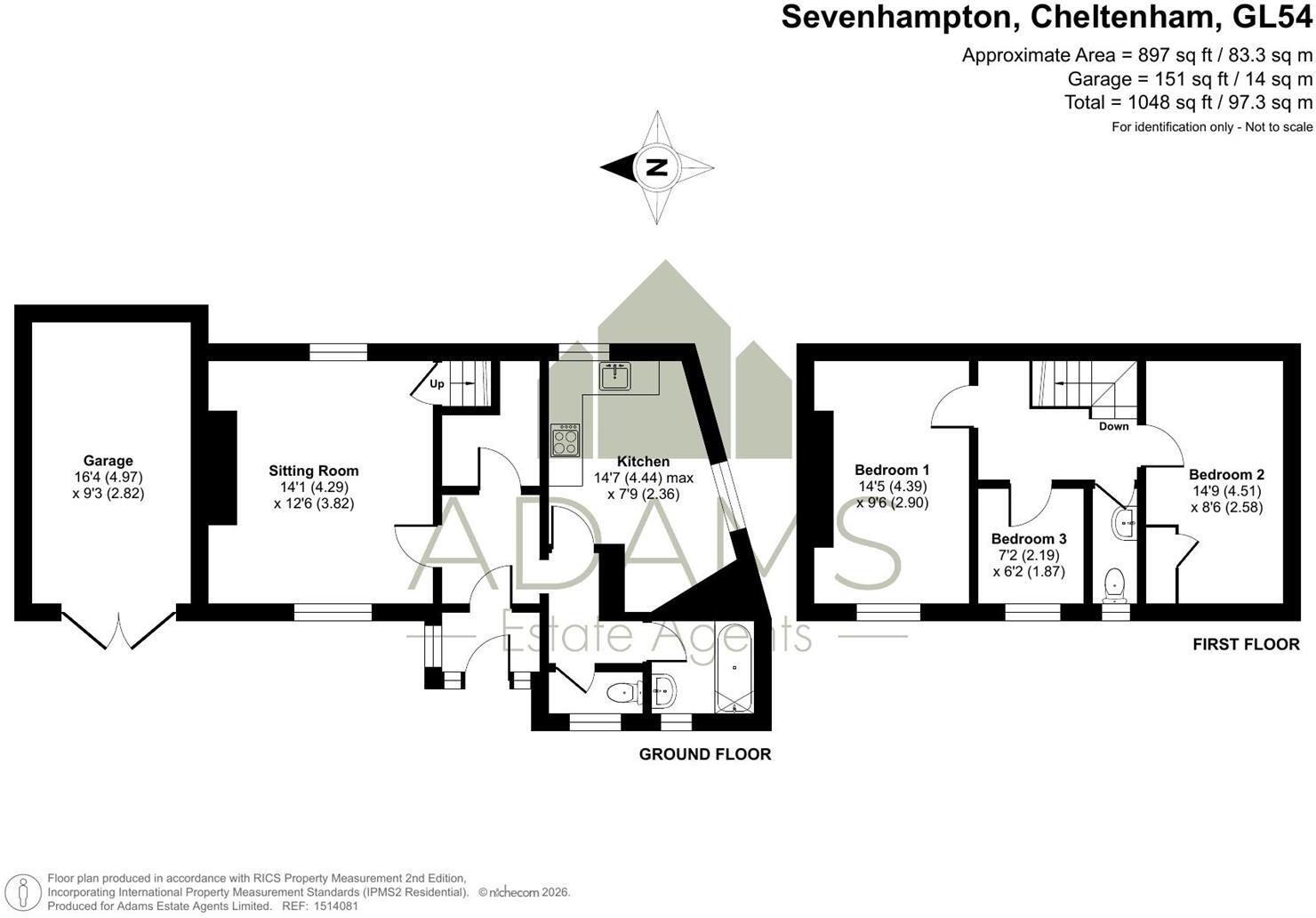 Sevenhampton, Cheltenham floorplan