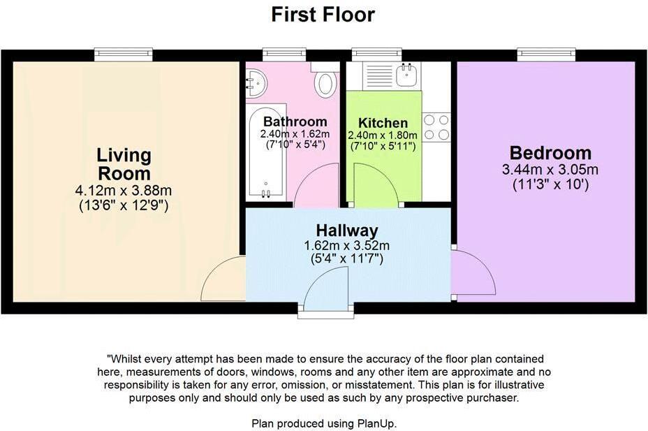 To Let - Knowsley Road, Southport - First Floor Apartment floorplan