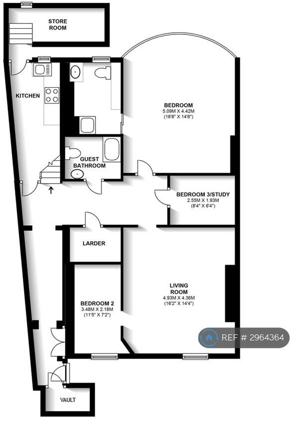 Maze Hill Entrance, London, SE3 floorplan