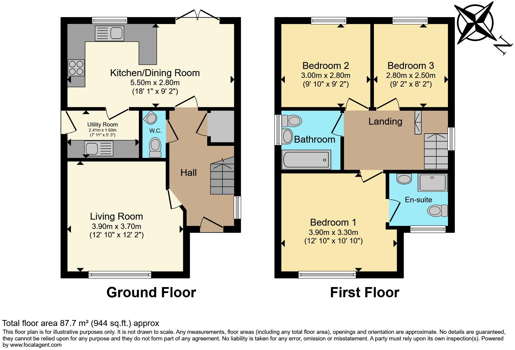 Hops Drive, Huddersfield, HD1 floorplan