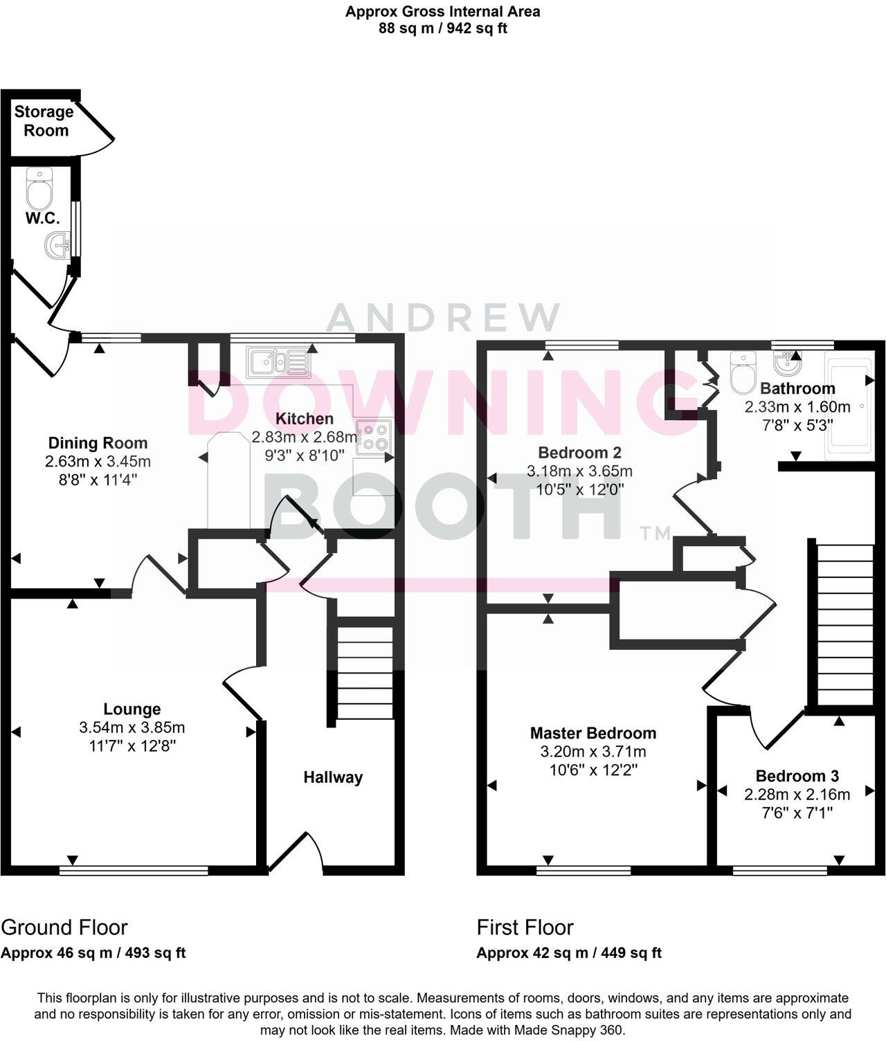 Lower Sandford Street, Lichfield, WS13 6RA - No Upward Chain floorplan
