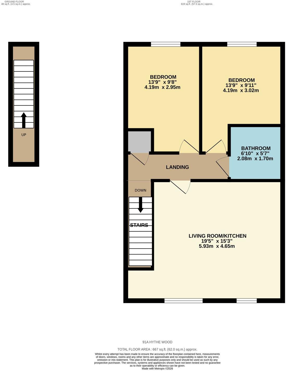 Hythe Wood, Cheddar, BS27 floorplan