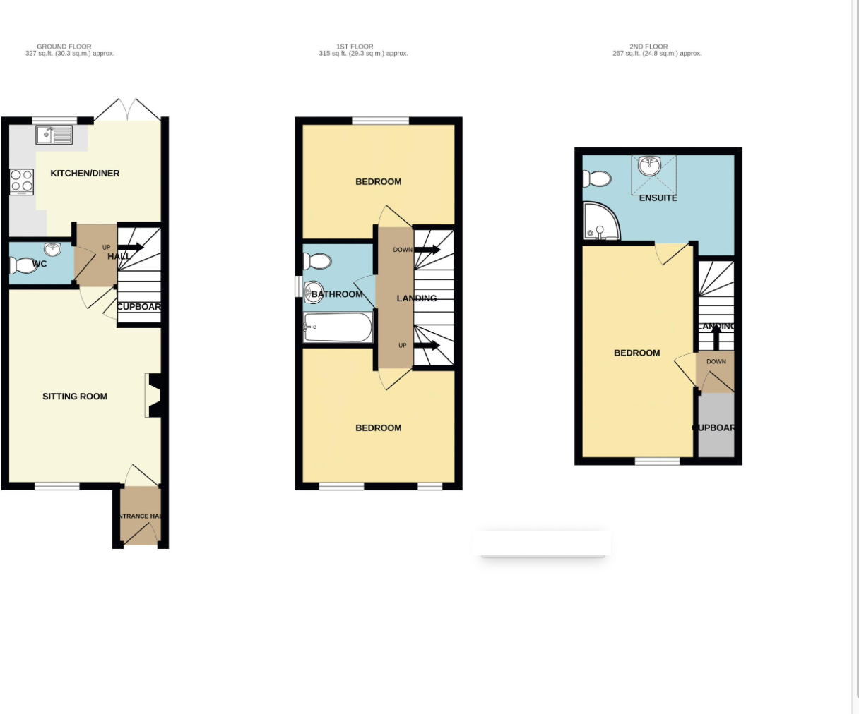 Knight lane , Taunton TA2 8GU floorplan