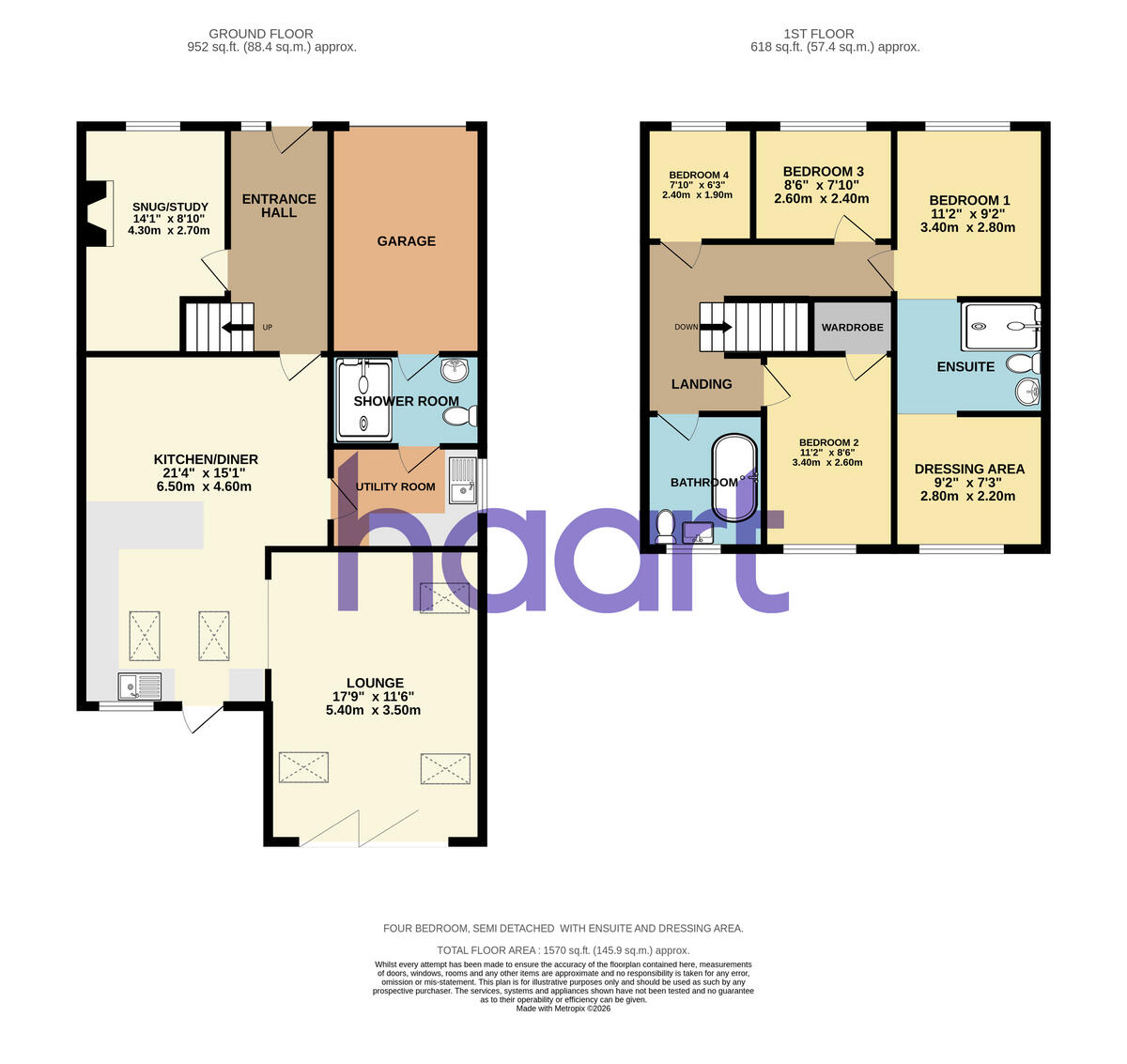 Dart Close, Newport Pagnell floorplan