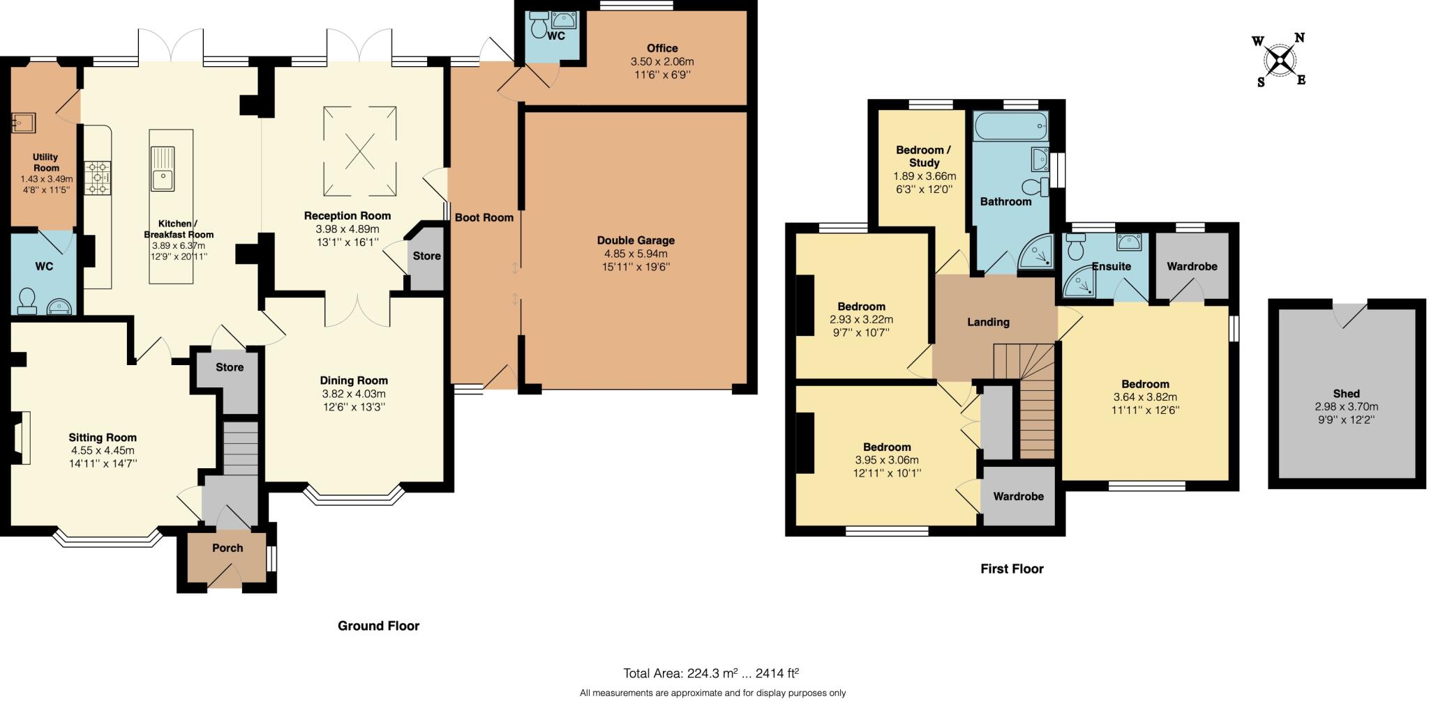 Hereford Road, Leigh Sinton, Malvern, Worcestershire, WR13 floorplan