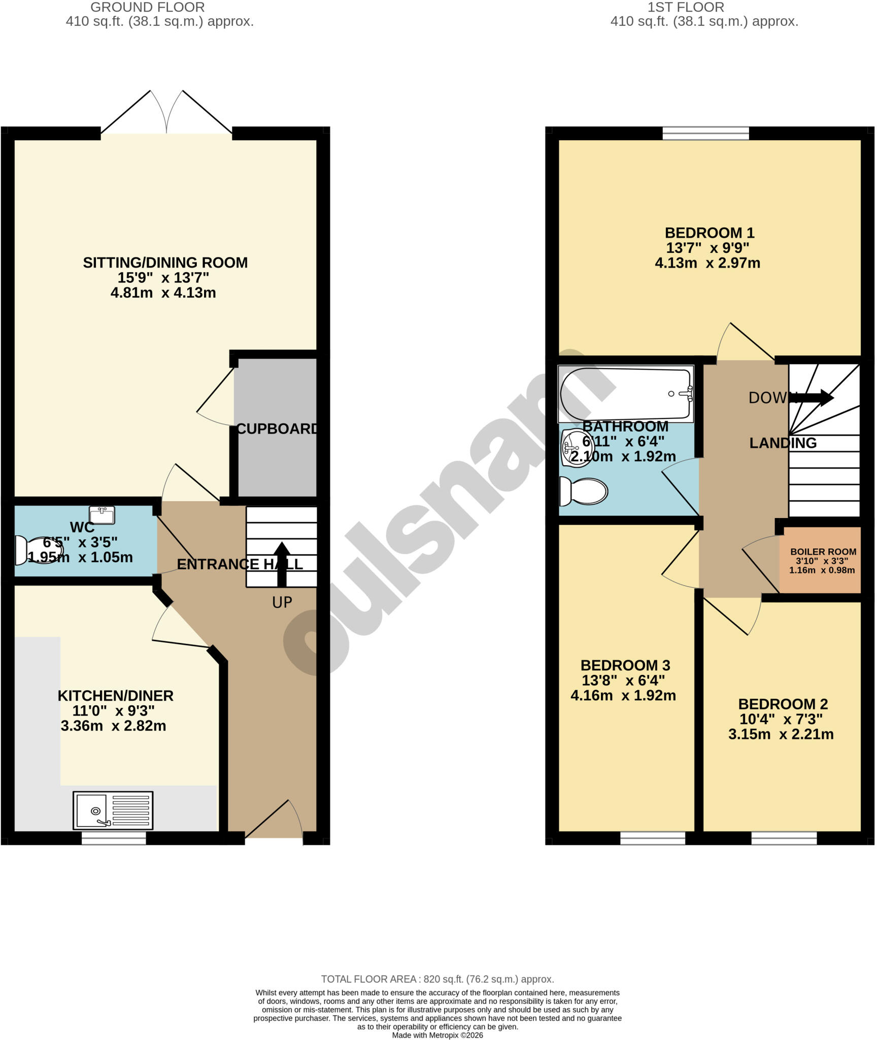 Ley Hill Farm Road, Northfield, Birmingham, B31 floorplan
