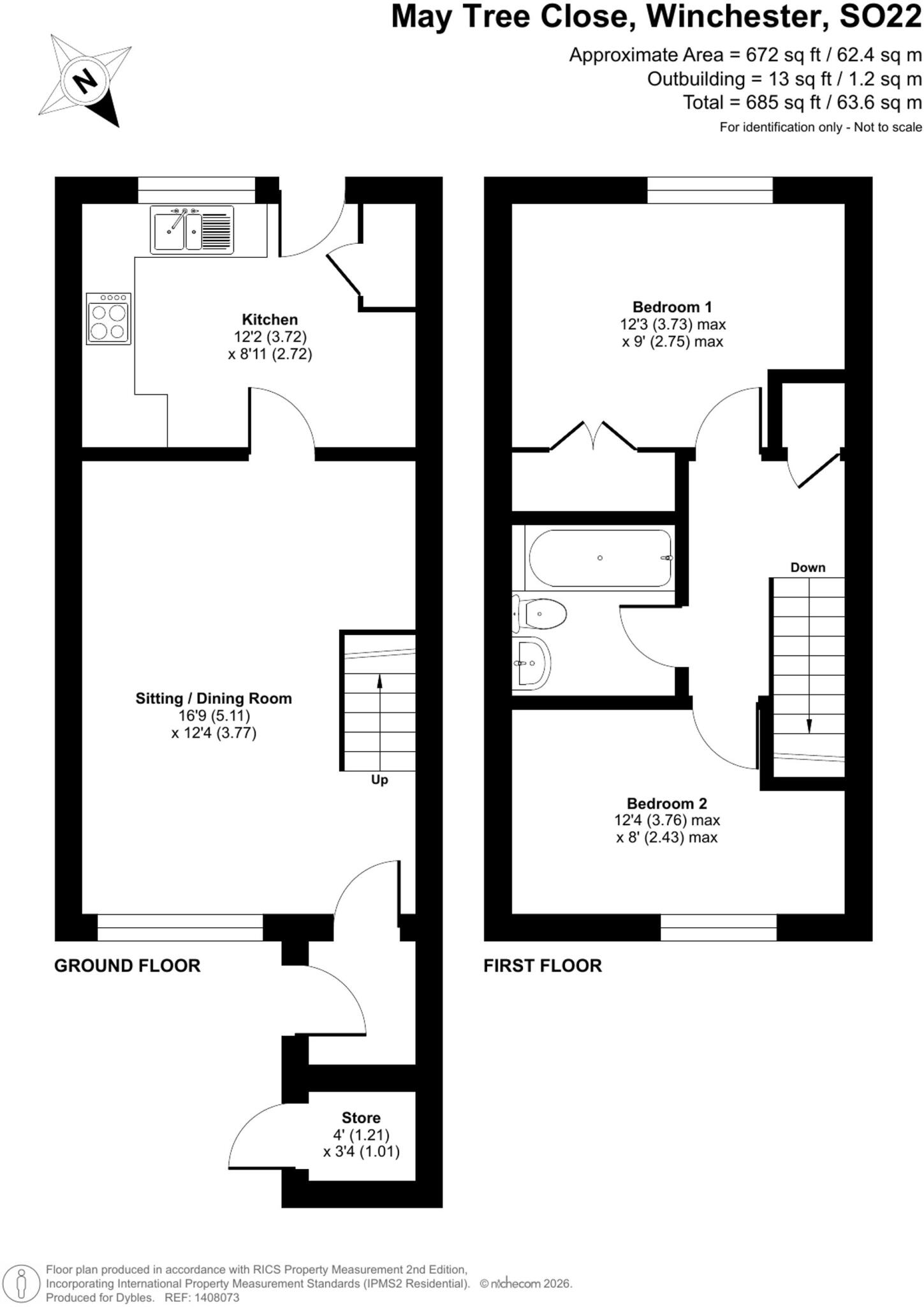 May Tree Close, Winchester, SO22 floorplan