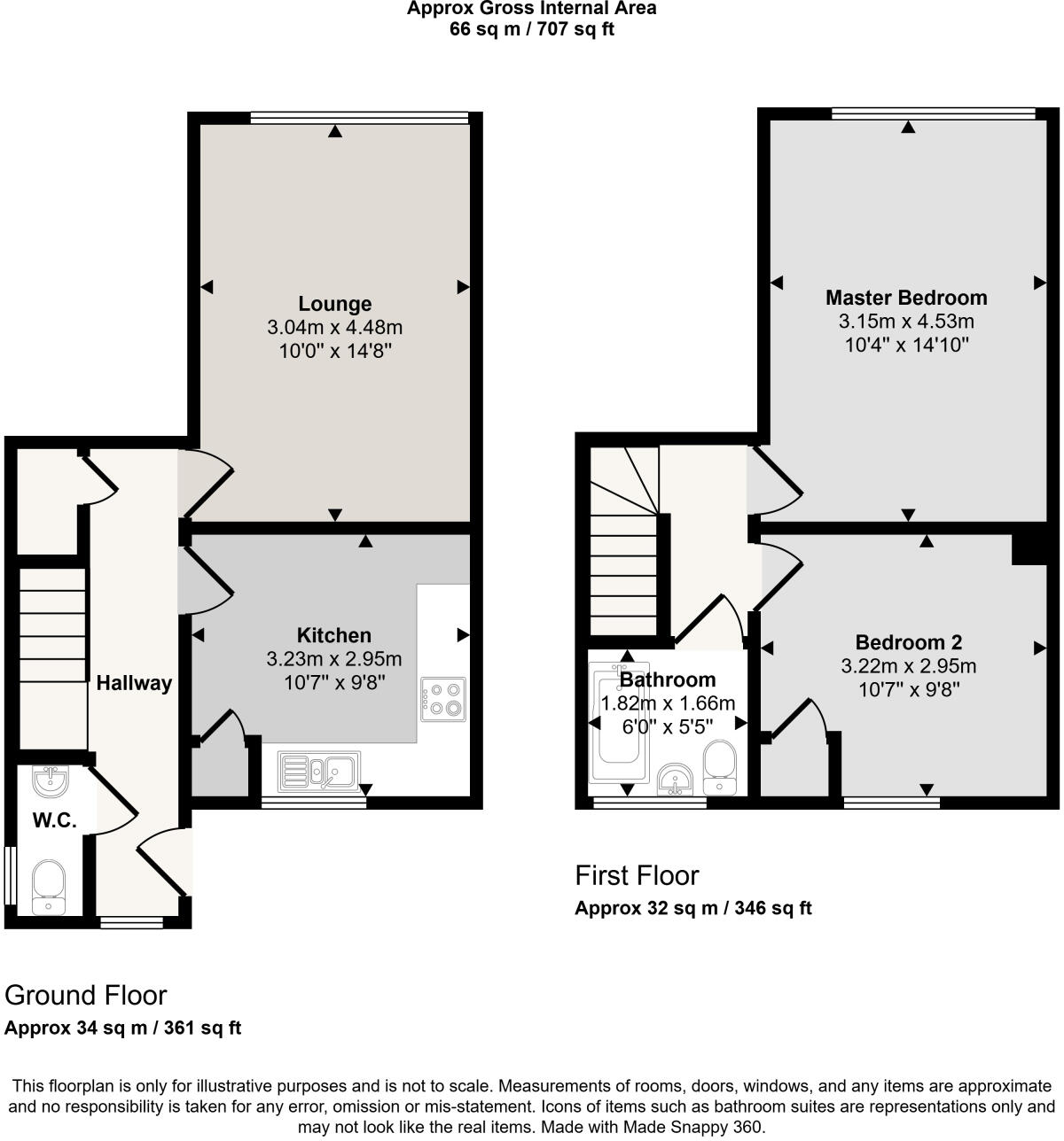 Qarry Crescent, Fairwater, Cardiff floorplan