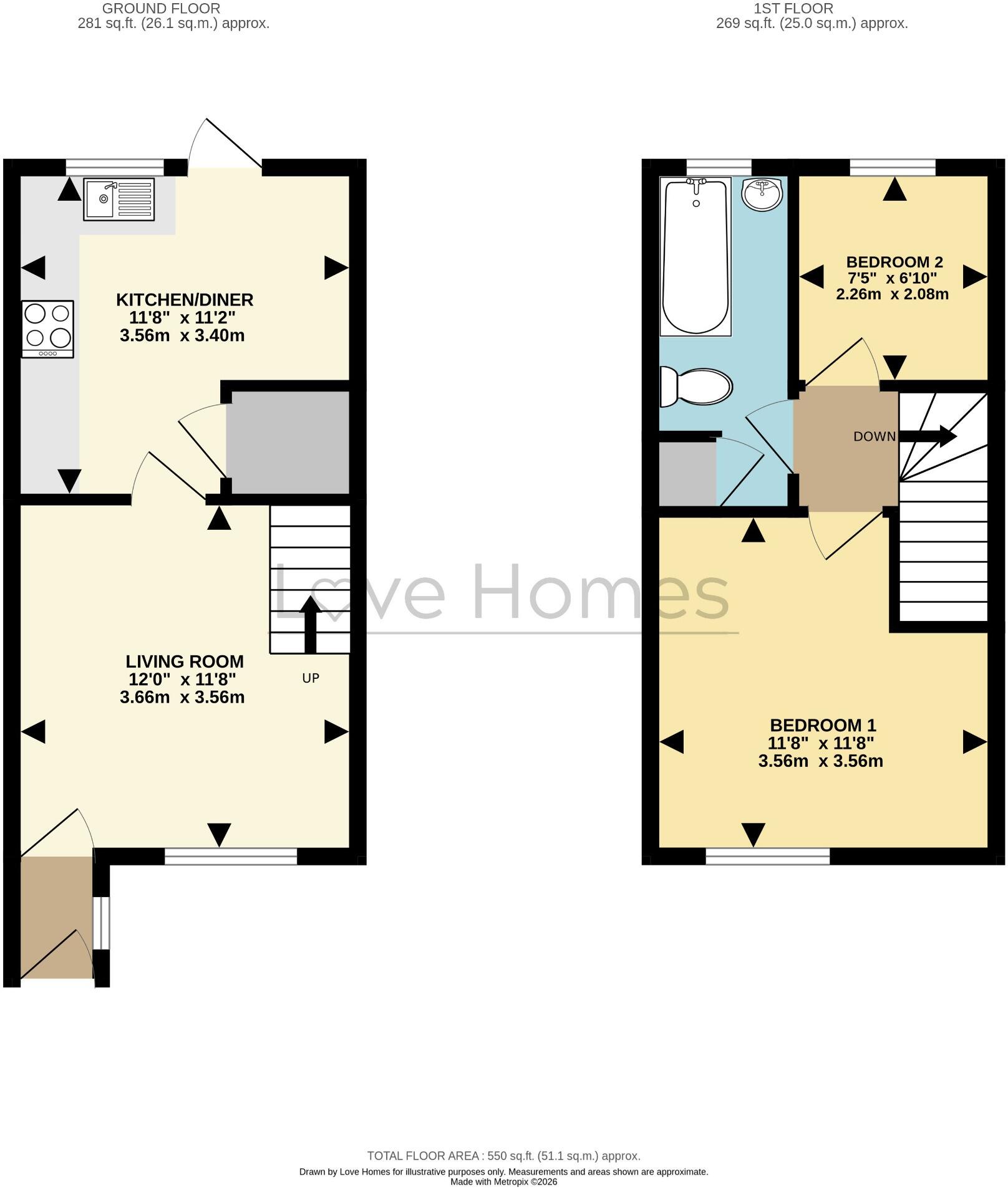 Hilldene Close, Flitwick floorplan