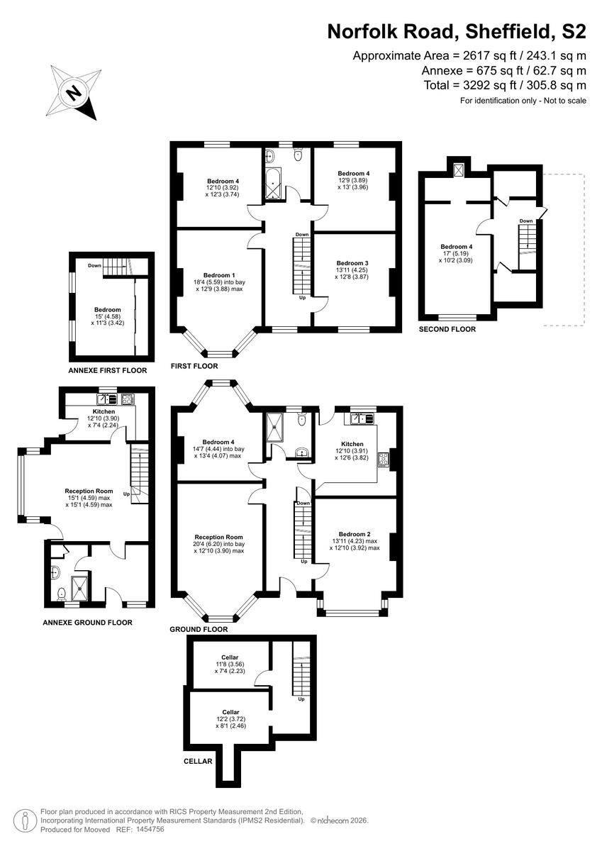 Norfolk Road, Sheffield, S2 2 floorplan