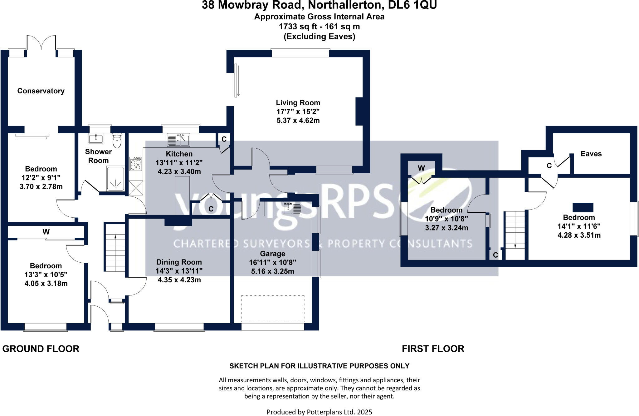 Mowbray Road, Northallerton, North Yorkshire, DL6 floorplan