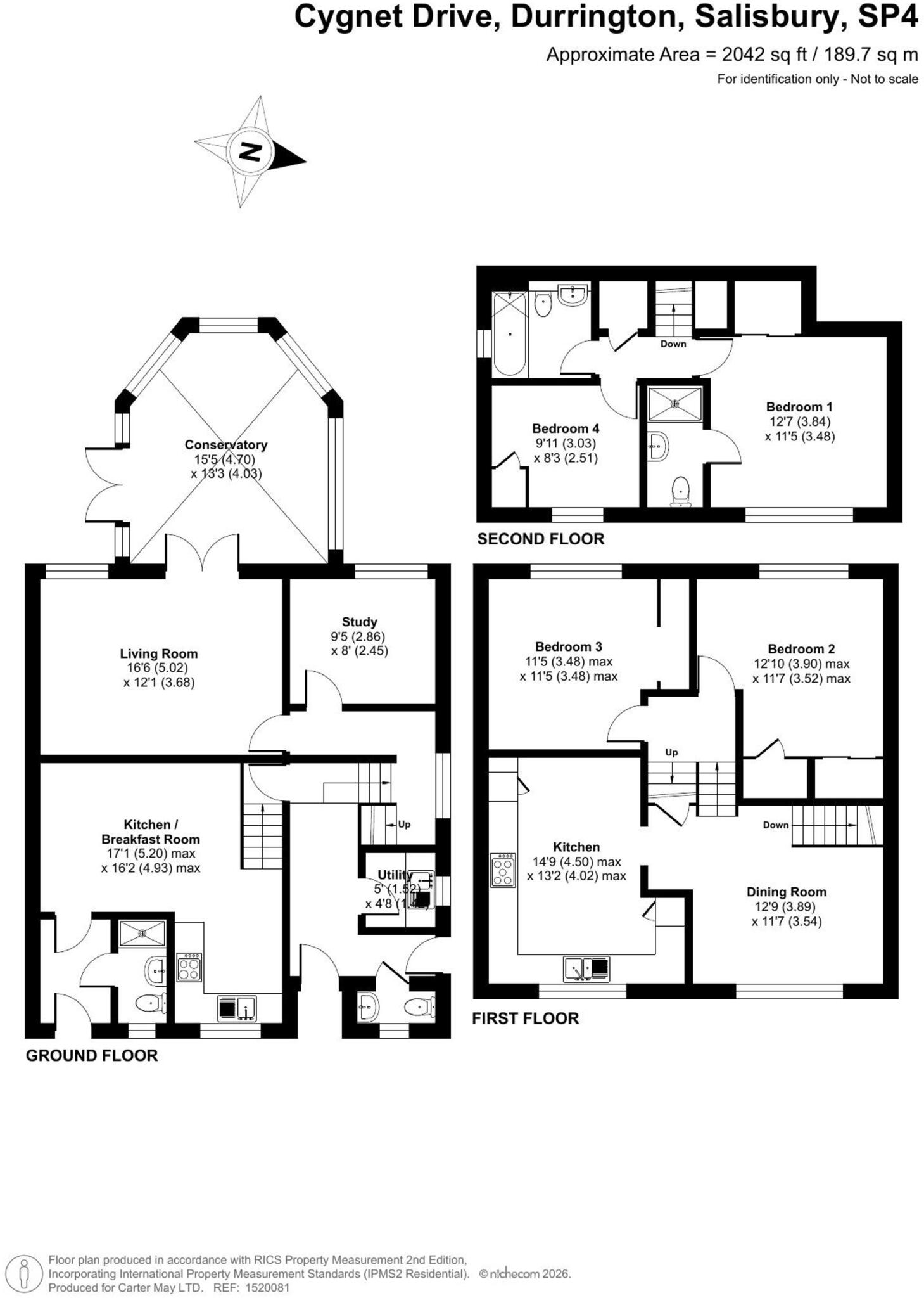 Cygnet Drive, Durrington, SP4 floorplan