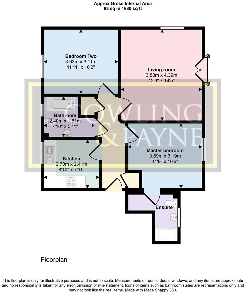 Browning Drive, Wickford floorplan