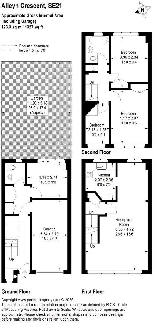 Alleyn Crescent, Dulwich, London, SE21 floorplan