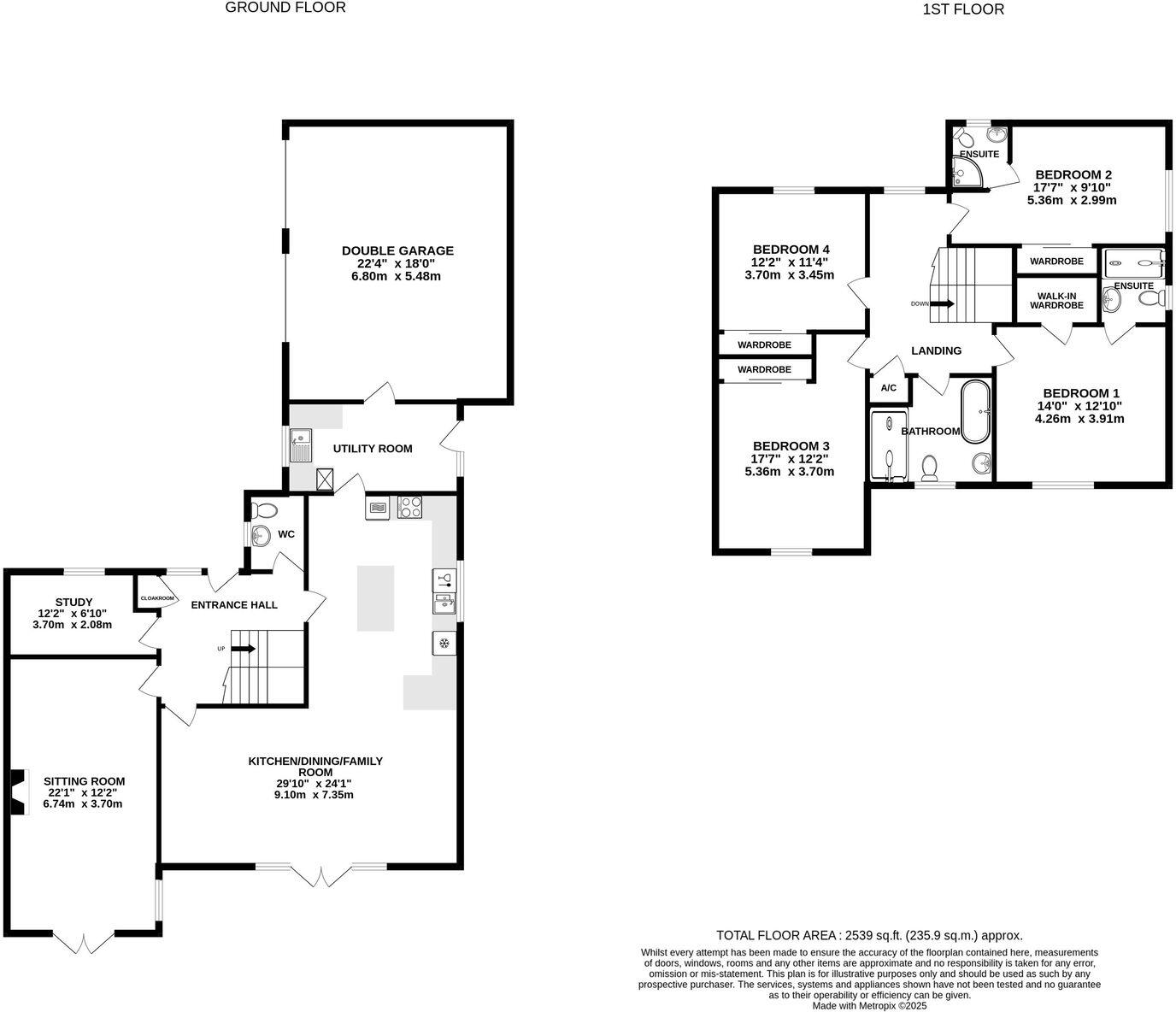Holywell Gutter Lane, Tupsley, Hereford floorplan