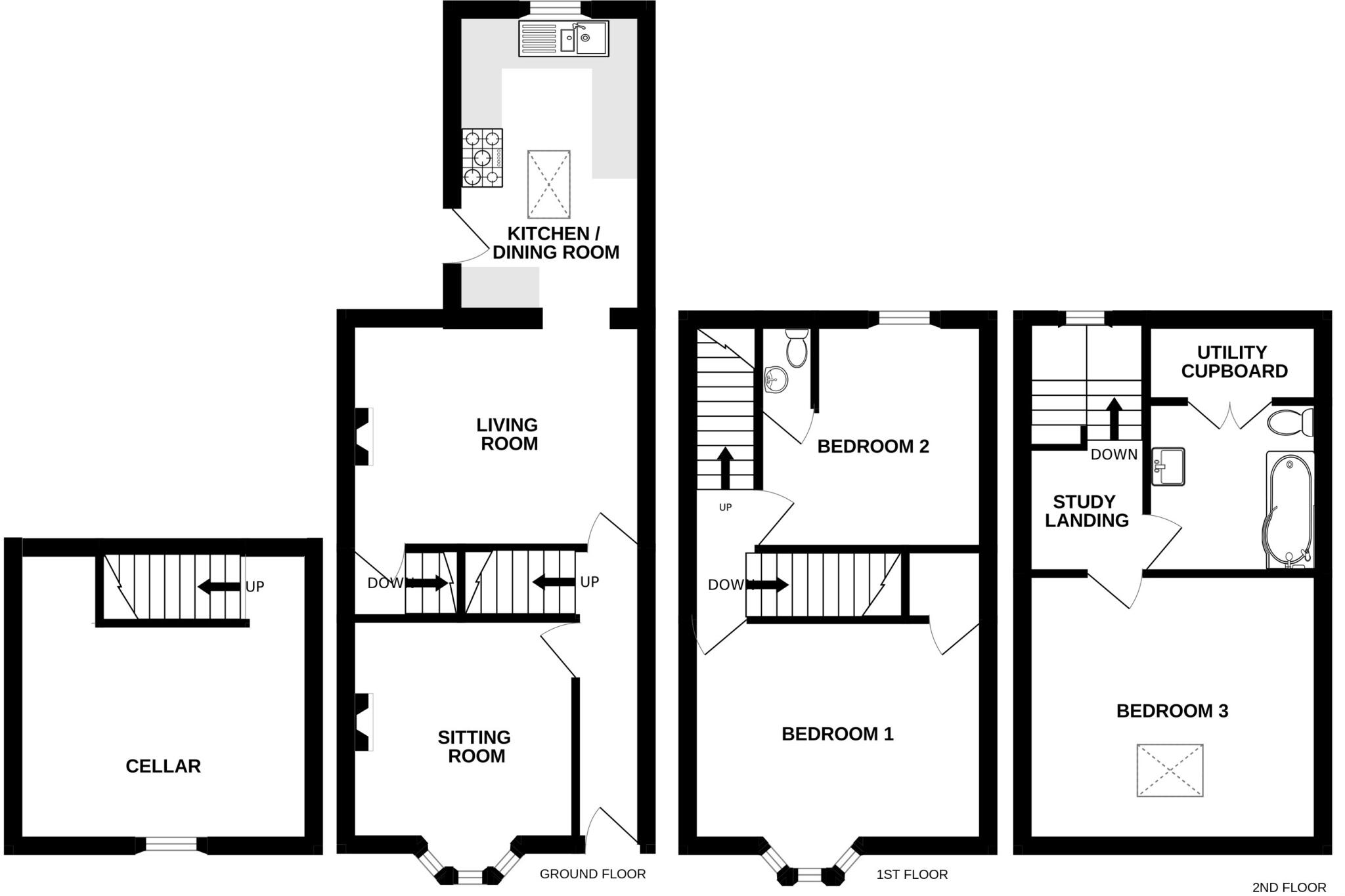 8 Green Road, Kendal, Cumbria floorplan