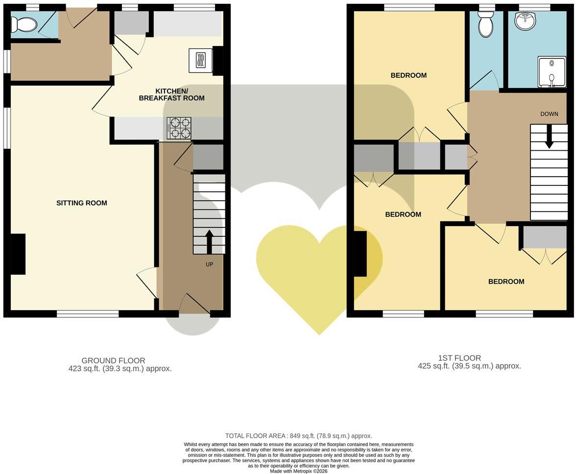 Winston Road, Newport floorplan