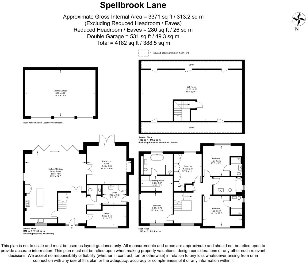 Spellbrook Lane West, Spellbrook, Bishop's Stortford, Hertfordshire, CM23 floorplan