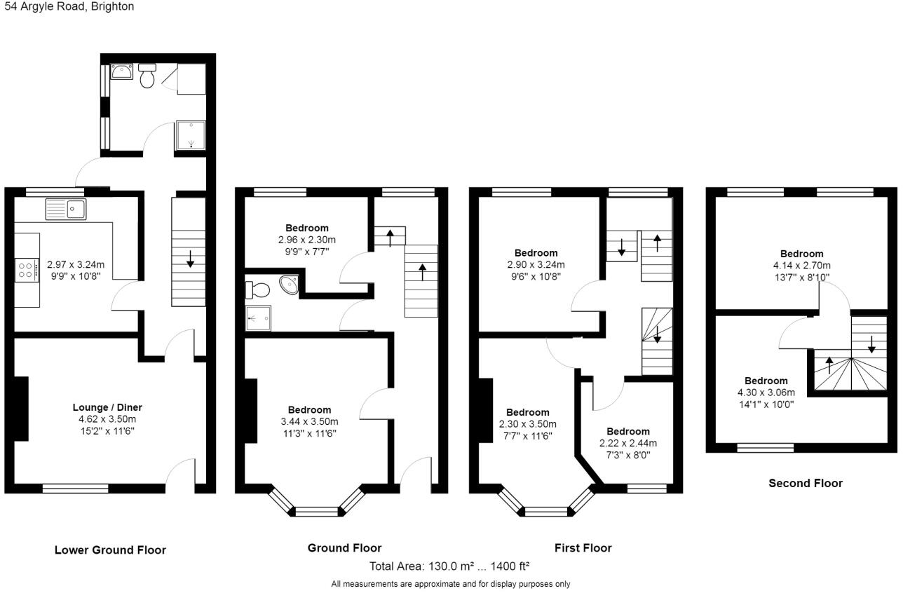 Argyle Road, Brighton, East Sussex, BN1 floorplan