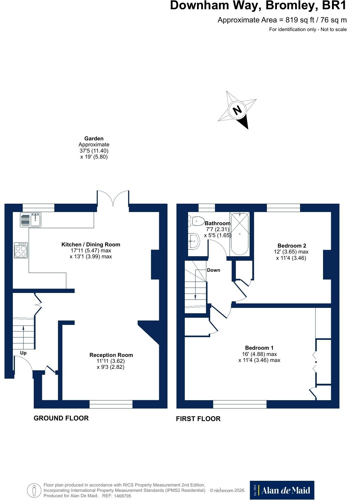 Downham Way, Bromley floorplan