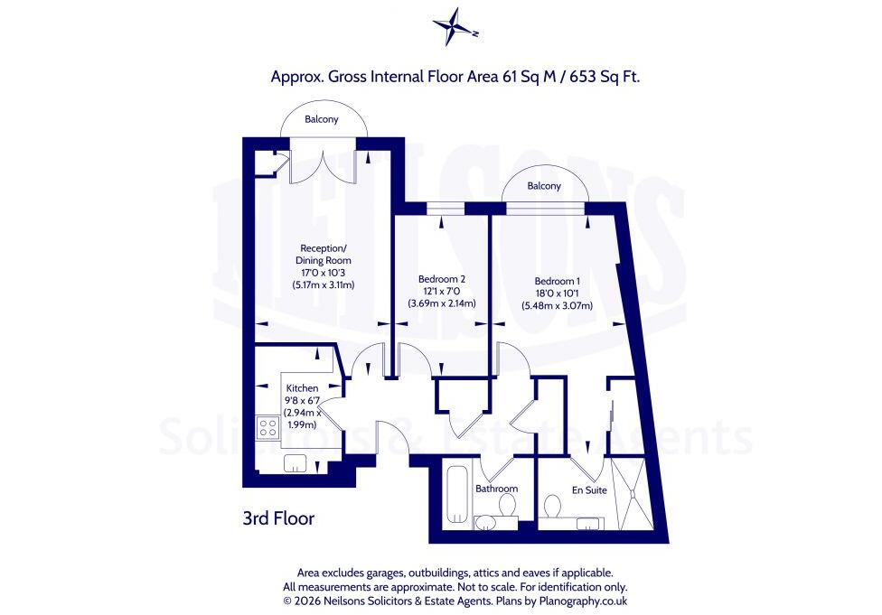18/11 Blackwood Crescent, Edinburgh, EH9 1QY floorplan