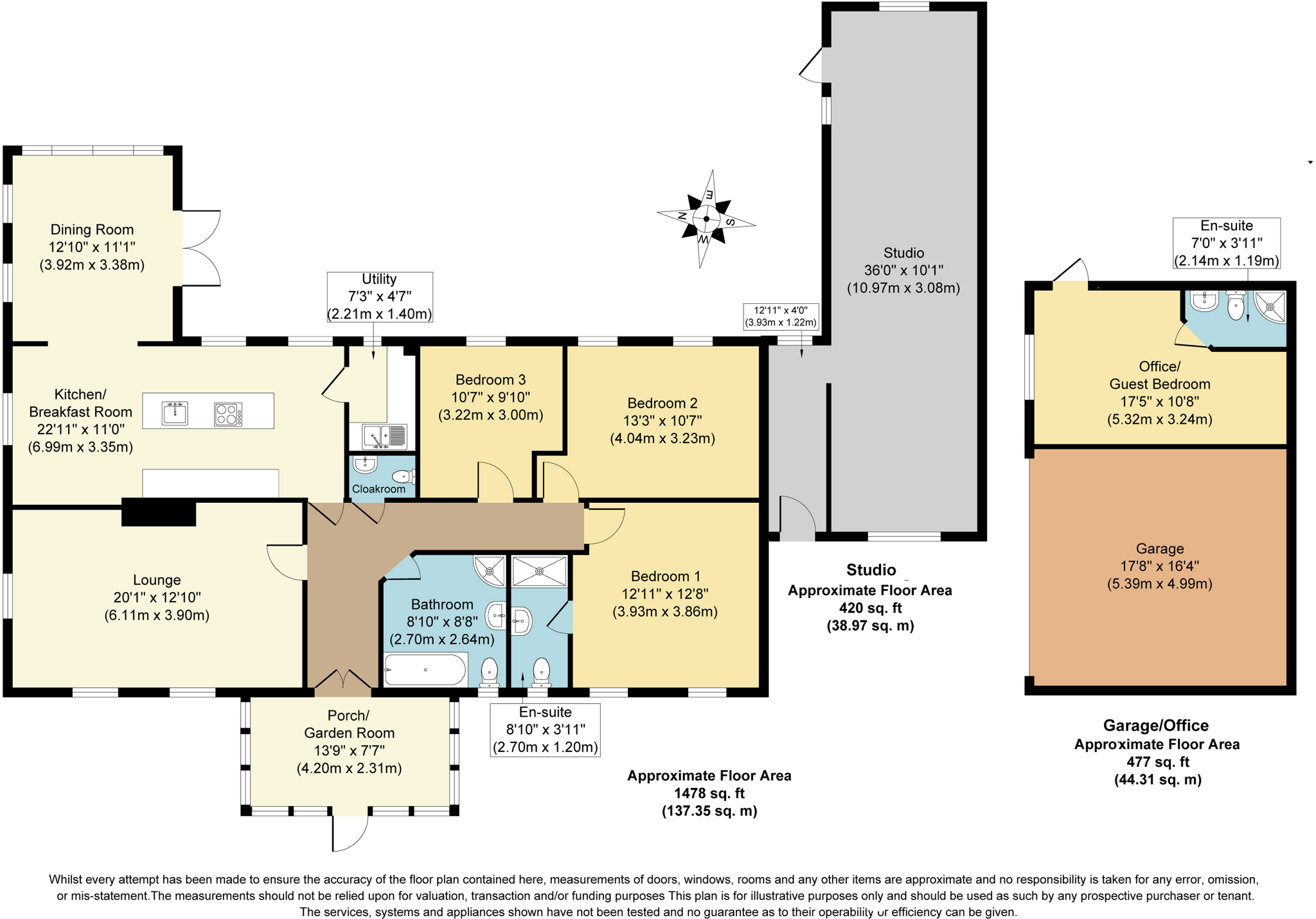 Chain Free Bungalow, Tittleshall floorplan