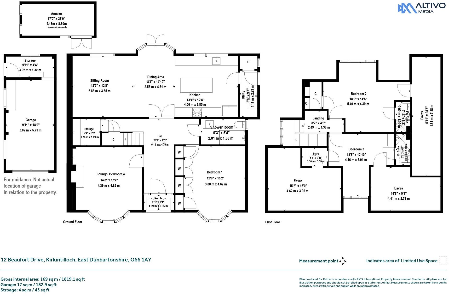 Beaufort Drive, Kirkintilloch floorplan