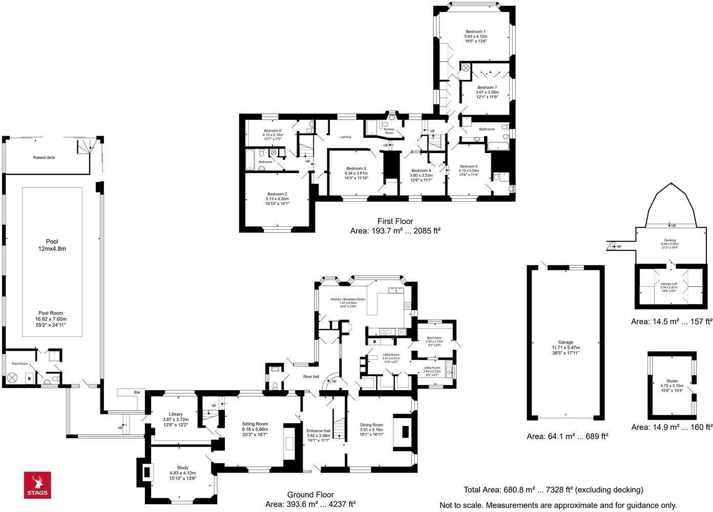 Old Sandpits House near Broadwindsor, Beaminster floorplan