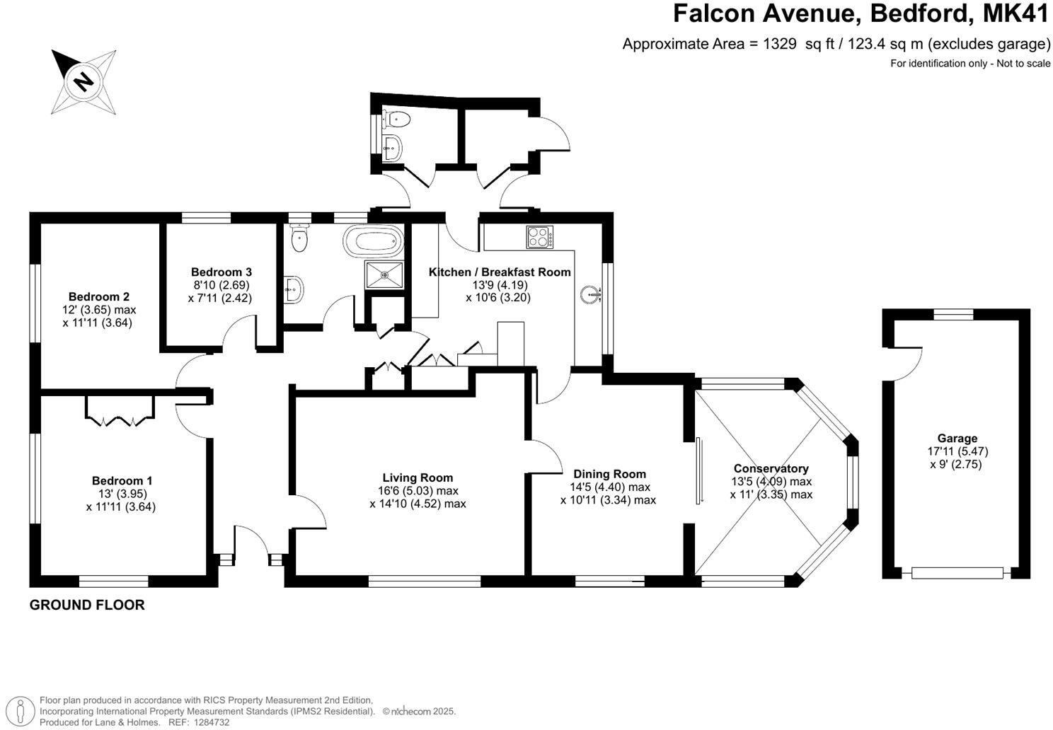 Falcon Avenue, Bedford floorplan