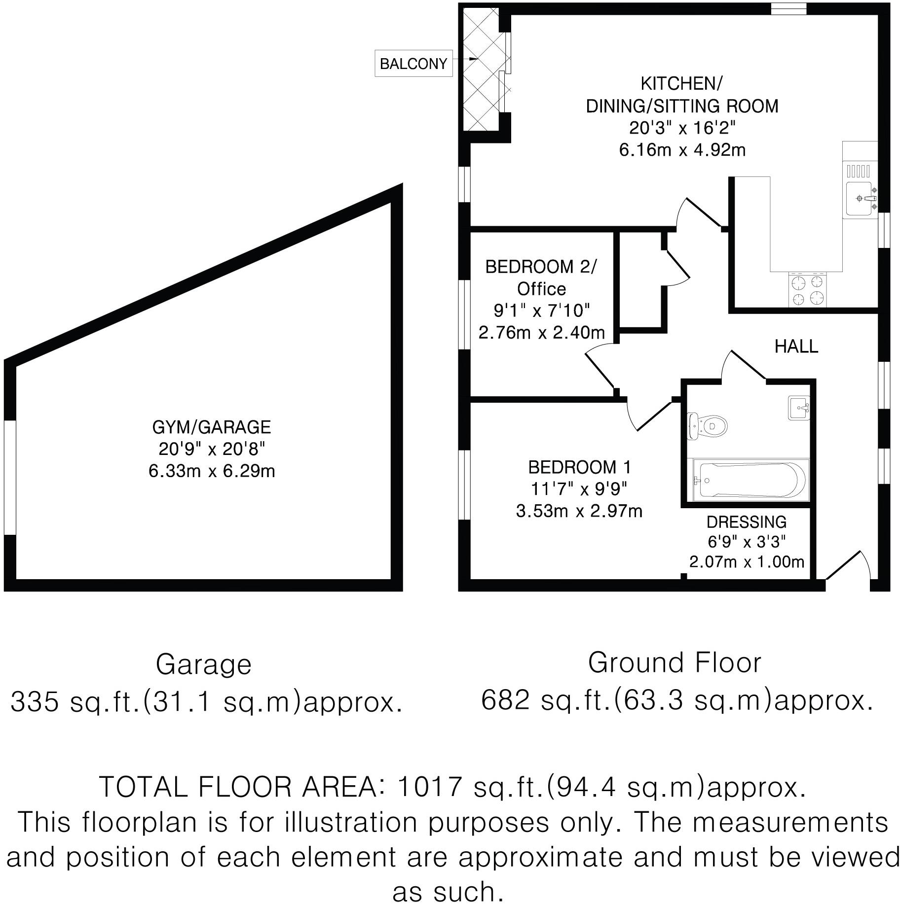 St. Josephs Green, Welwyn Garden City, Hertfordshire, AL7 floorplan