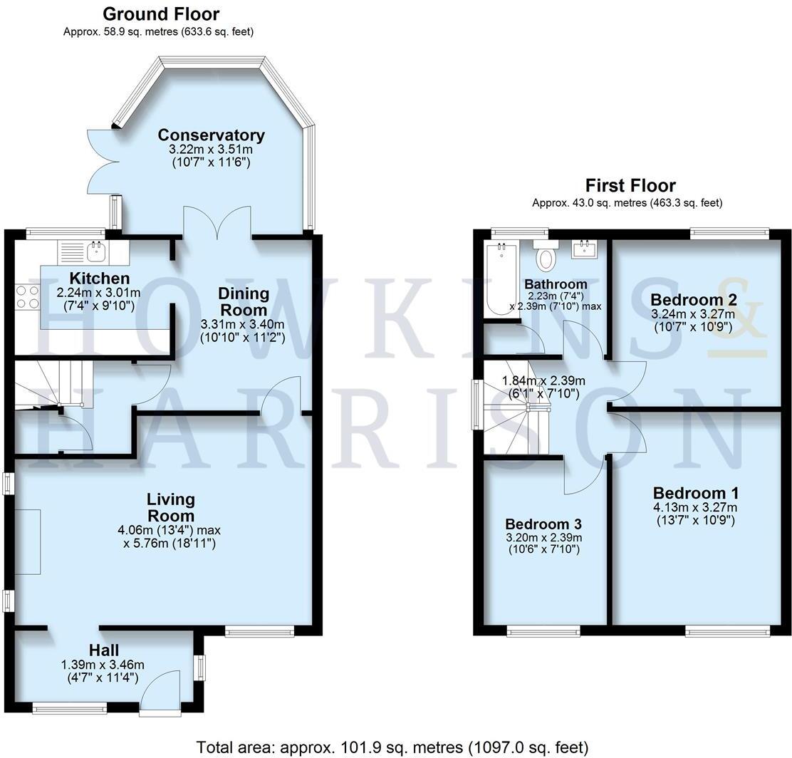Malvern Crescent, Ashby-De-La-Zouch, LE65 floorplan