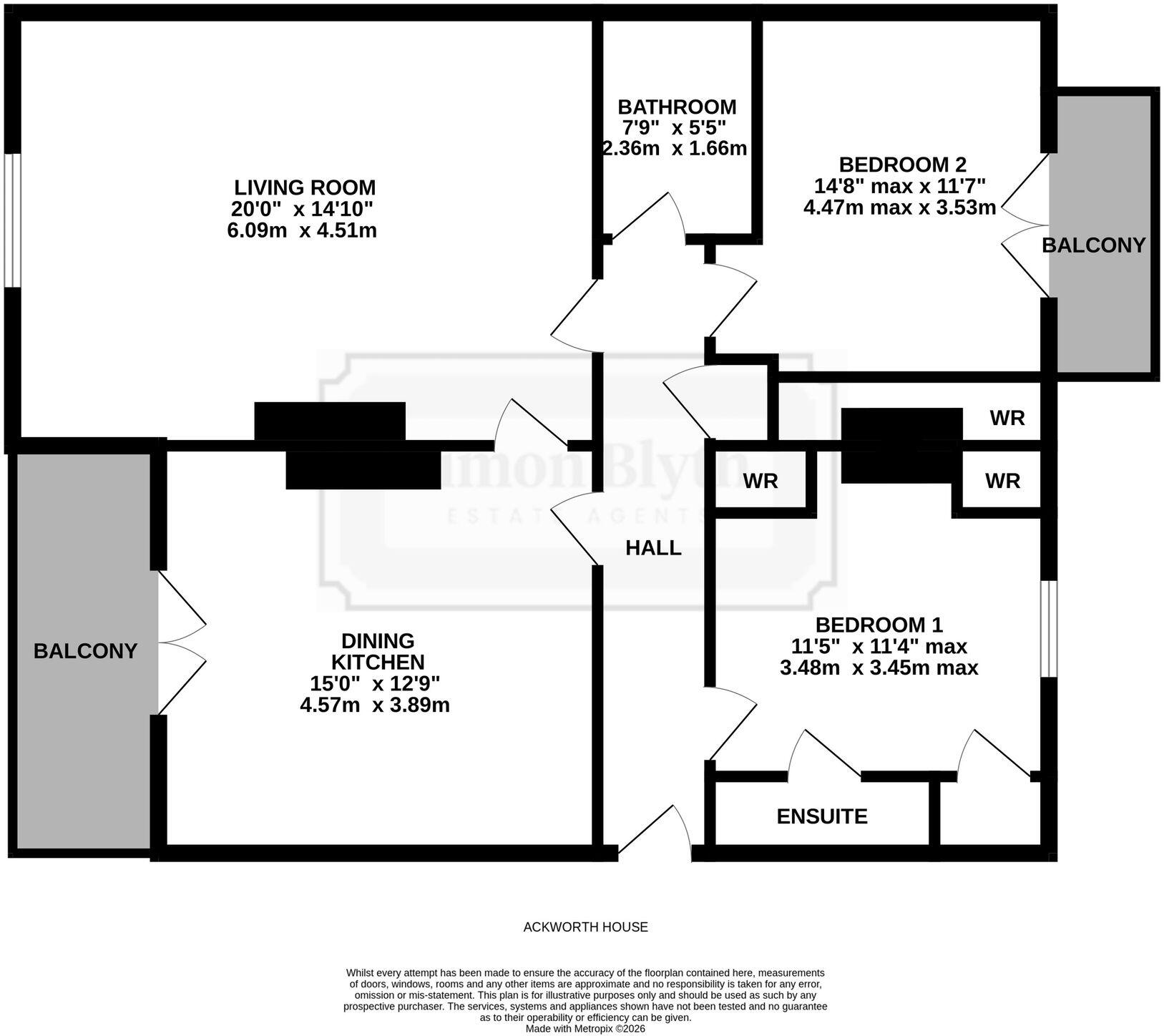 The Beach, Ackworth House, Filey, YO14 floorplan