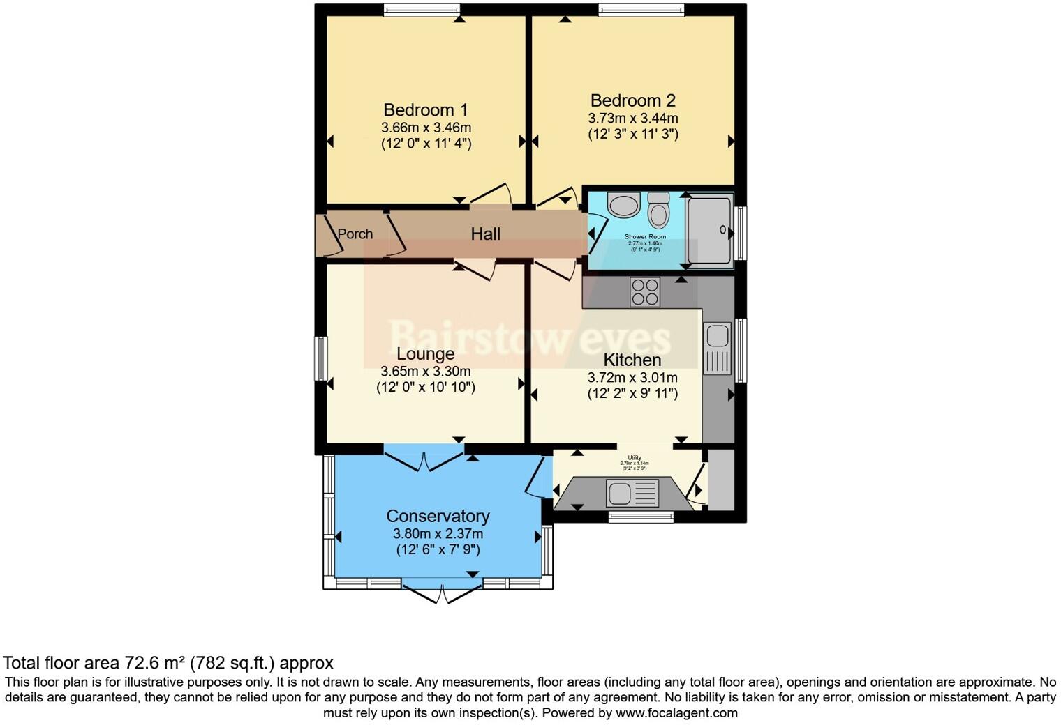 Rough Common Road, Rough Common, Canterbury, Kent, CT2 floorplan