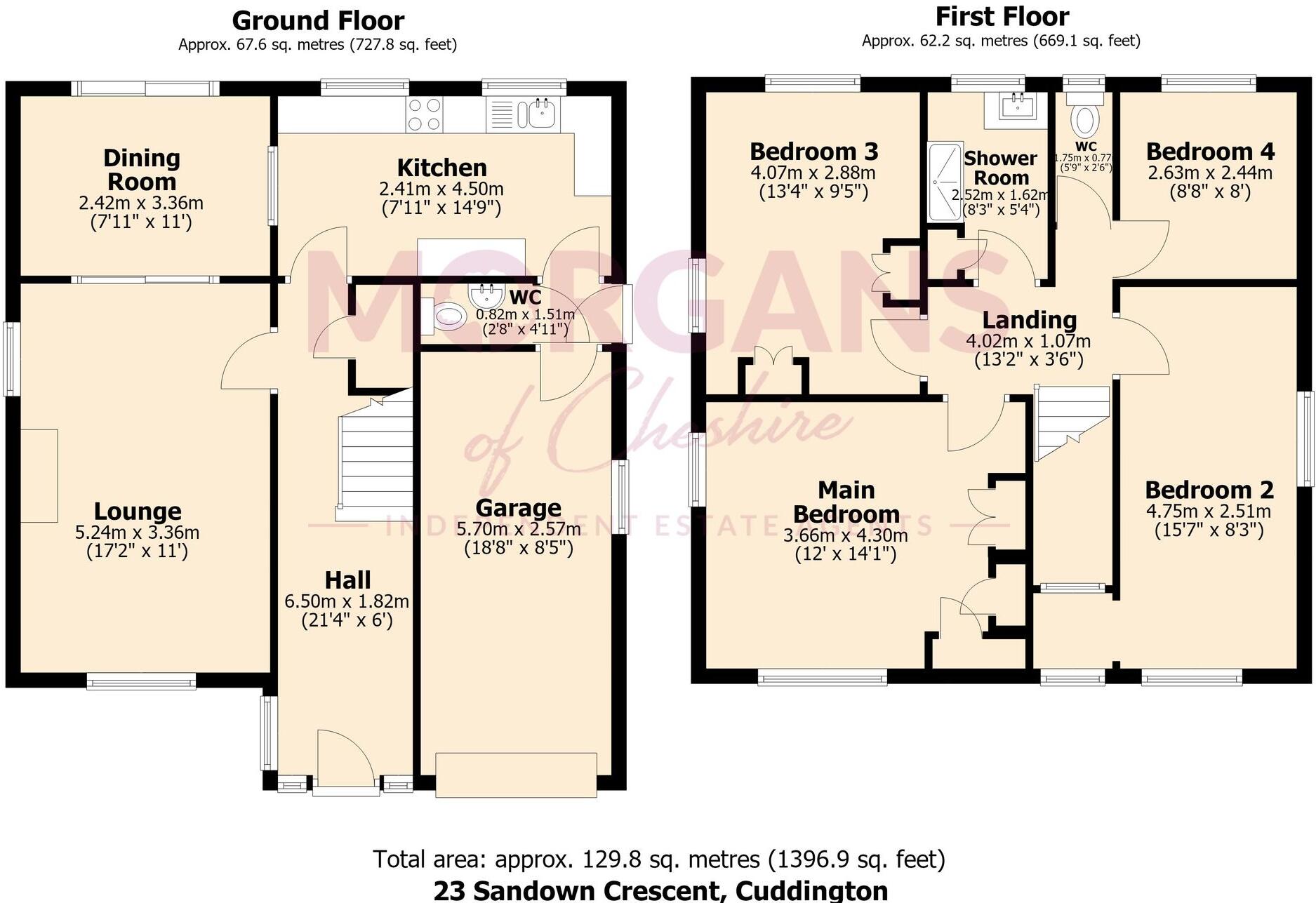 Sandown Crescent, Cuddington, CW8 floorplan