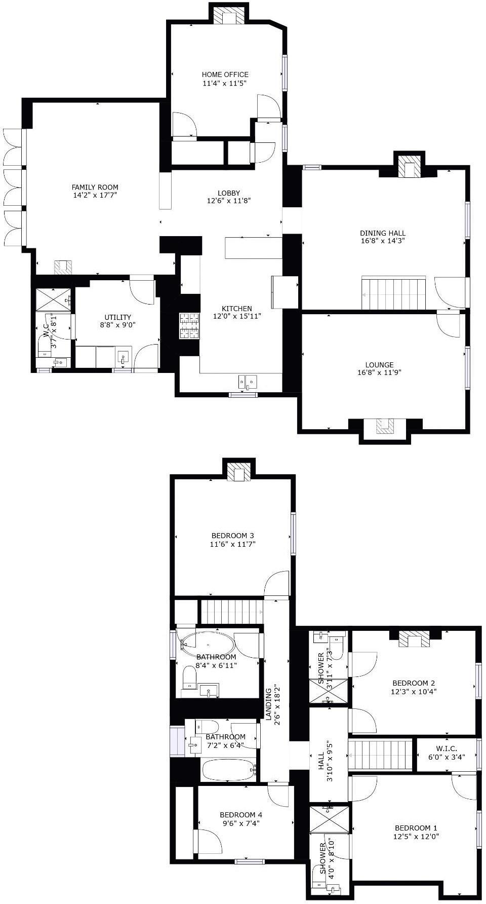 Llandrillo, Corwen floorplan