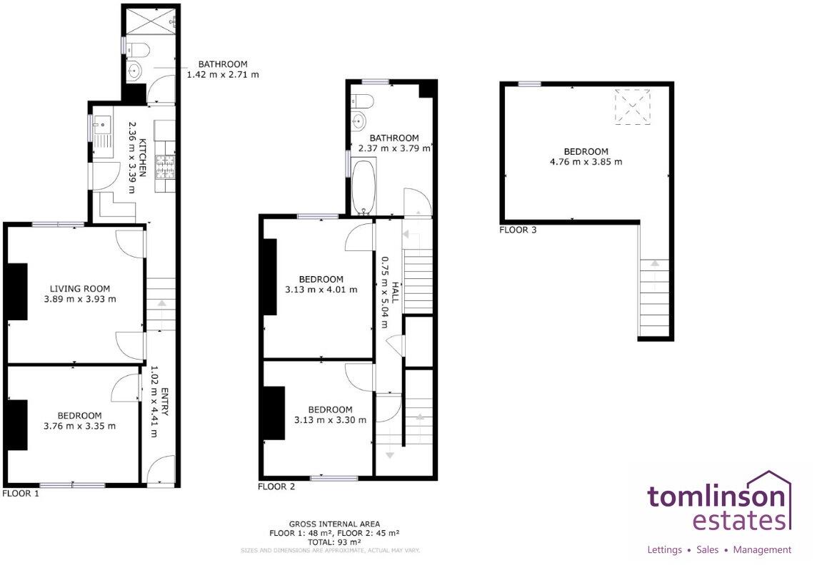 Watkin Street, Nottingham, NG3 1DL floorplan