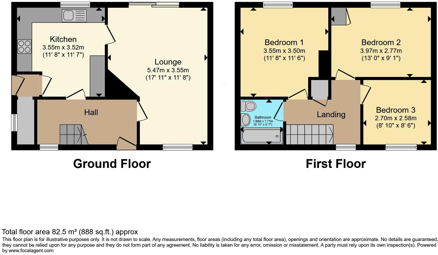 Northdown Road, Nottingham, NG8 floorplan
