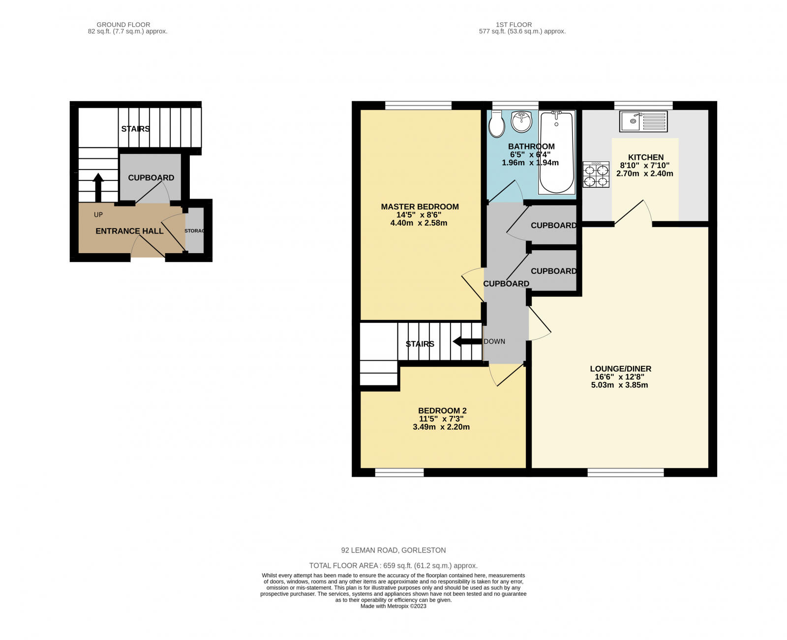 Leman Road, Gorleston, NR31 6DF floorplan