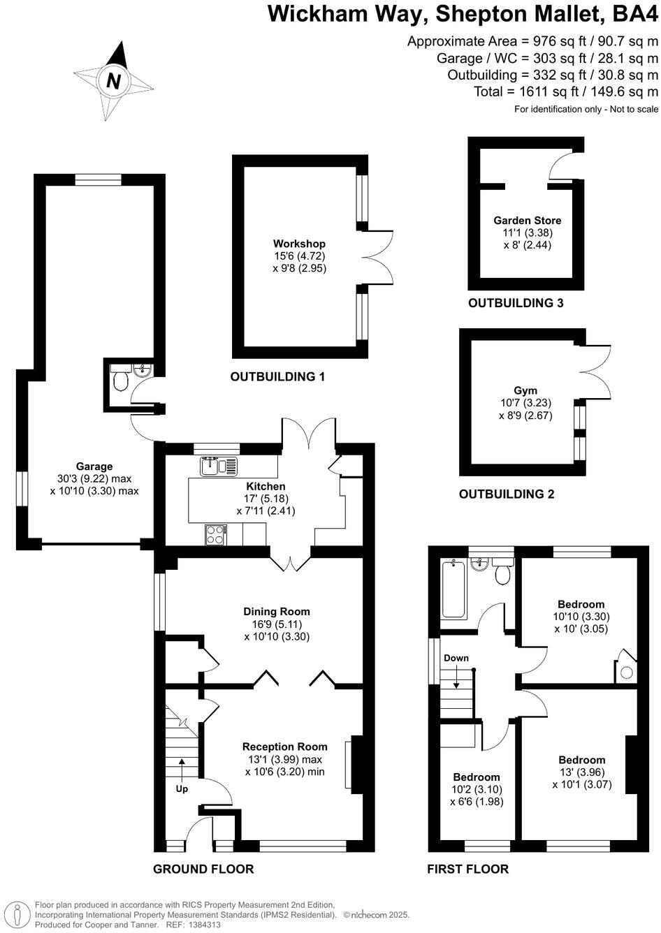 Wickham Way, Shepton Mallet, BA4 floorplan