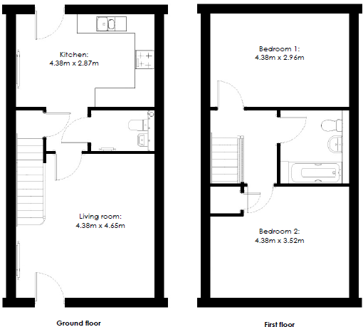 HOLLYWELL MEADOW, North Molton, South Molton, Devon, EX36 floorplan